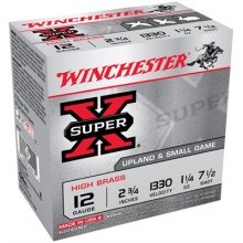 (image for) Winchester Super-X High Brass 12ga 2.75\" 1-1/4oz #7.5 25/bx