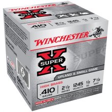 Winchester Super-X High Brass 410ga 2.5\" 1/2oz #7.5 25/bx