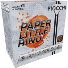 (image for) Fiocchi Paper White Rino 12ga 2-3/4 1-1/8oz #7.5 25bx