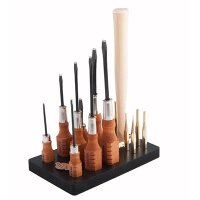 17 PIECE TOOL SET W/BENCH BLOCK