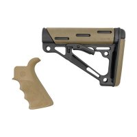 AR-15 FINGER GROOVE GRIP W/COLLAPSIBLE COMMERCIAL BUTTSTOCK