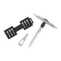 (image for) COMPACT RATCHET LOCKING HEX DRIVE WITH 15 BITS & BRACKET