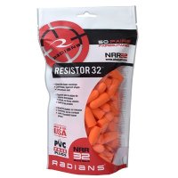 RESISTOR 32 DISPOSABLE FOAM EARPLUGS