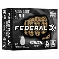 PUNCH PERSONAL DEFENSE 25 AUTO HANDGUN AMMO