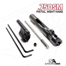 (image for) AR-15 ADJUSTABLE PISTON SYSTEM WITH SOLID 0.750\" GAS BLOCK