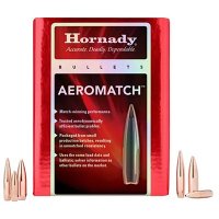 (image for) AEROMATCH 30 CALIBER (0.308”) HOLLOW POINT BOAT TAIL RIFLE BULLE