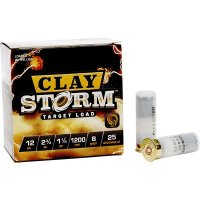 (image for) CLAY STORM 12 GAUGE #8 SHOT SHOTGUN AMMO