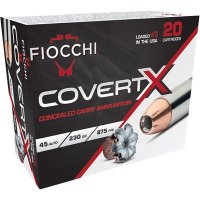 (image for) COVERTX 45 ACP JACKETED HOLLOW POINT HANDGUN AMMO