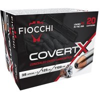 (image for) COVERTX 38 SPECIAL +P JACKETED HOLLOW POINT HANDGUN AMMO