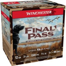 (image for) FINAL PASS 12 GAUGE 3-1/2” #1.5 & #BB SHOT BLEND SHOTGUN AMMO