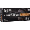 (image for) SUBSONIC 45-70 GOVERNMENT FUSION SOFT POINT RIFLE AMMO