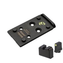 (image for) OPTIC PLATE DPP/ROMEO PRO W/TRITIUM FRONT SIGHT FOR GLOCK FS MOS