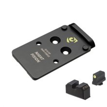 (image for) OPTIC PLATE RMR/507C W/TRITIUM FRONT SIGHT FOR GLOCK FS MOS