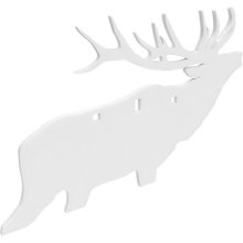 (image for) AR500 3/8” SILHOUETTE TARGET 3-HOLE