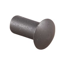 FRONT SWIVEL RIVET BLACK STEEL