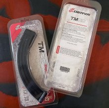 (image for) DERYA TM22 22 LR POLYMER MAGAZINE D050572 25 rnd. - BLACK