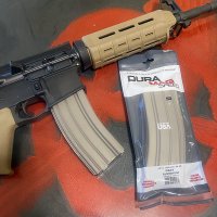 Duramag SPEED AR15 556 223 300 BLK MAGAZINE 30 rnd GREY/ORG