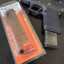 ETS Stick Magazine for ALL GLOCK 9mm 22 rnd. Smoke