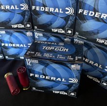 FEDERAL TOP GUN #9 12 ga 2 3/4\" 1 1/8 oz. TGL129 25 rnd/box