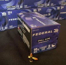 (image for) Federal HYPER VELOCITY 22 LR 31 gr. CPRN #724 500 rnd/brick