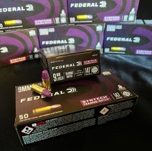 Federal 9 mm 147 gr. TSJ SYNTECH TRAIN MATCH AE9SJ3 50 rnd/box