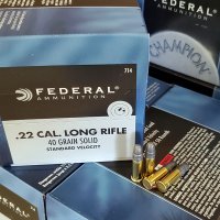 Federal Champion 22 LR 40 gr. SVLRN 500 rnd/brick