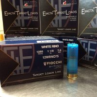 Fiocchi Exacta White Rino 12 ga #7.5 12WRNO75 25 rnd/box