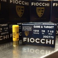 Fiocchi Game & Target 20 ga #7.5 7/8 oz 20GT75 250 rnd/case