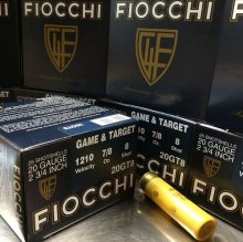 Fiocchi Game & Target 20 ga #8 7/8 oz 20GT8 250 rnd/case