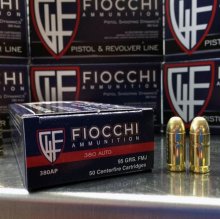 Fiocchi 380 AUTO 95 gr. FMJ 380AP 50 rnd/box