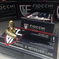 Fiocchi 45 ACP 230 gr. FMJ 45A 50 rnd/box