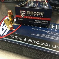 Fiocchi 40 S&W 165 gr. FMJ 40SWF 1000 rnd/case