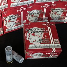 Fiocchi 12 ga #8 CHILLED LEAD SHOT 1 1/8 oz 12SDHV8 25 rnd/box