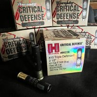 HORNADY CRITICAL DEFENSE .410 ga FTX SLUG/BALL 2 1/2" 20 rnd/box