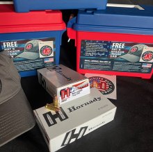 (image for) Hornady 250th ANNIVERSARY TAP & AMERICAN GUNNER 9 mm 115 gr. FMJ & XTP #90254 250 rnd/can