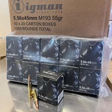 (image for) BOSNIAN IGMAN M193 5.56 55 gr. FMJ NATO Brass Case 1000 rnd/case