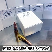 BOSNIAN IGMAN M80 7.62x51 147 gr FMJ Brass 1000 rnd/case SHIPPED