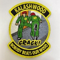 KALASHWOOD "NOBODY BEATS OUR WOOD" EMBROIDERED PATCH