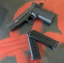 (image for) KCI 1911 SINGLE STACK 45 ACP MAGAZINE #MZ039 8 rnd BLACK