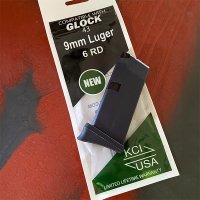 KCI Magazine 9mm GLOCK 43 #MZ053 6 rnd. BLACK