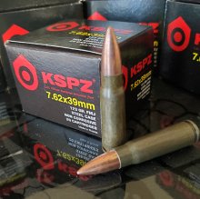 RUSSIAN Klimovsk KSPZ 7.62x39 123 gr. FMJ 20 rnd/box