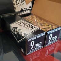 Keystone Munitions 9 mm SUBSONIC 147 gr. FMJ 250 rnd VALUE PACK