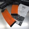 LANCER AR-15 M4 Magazine 30 rnd. L5AWM TRANSLUCENT BLAZE ORANGE