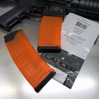 LANCER AR-15 M4 Magazine 30 rnd. L5AWM TRANSLUCENT BLAZE ORANGE