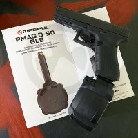 Magpul Glock 9mm D-50 GL9 DRUM Magazine MAG1033 50 rnd. Black