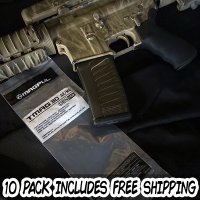 (image for) Magpul AR15 M4 T MAG TMAG Magazine 30 rnd. TRANSLUCENT OD 10 PACK FREE SHIPPING