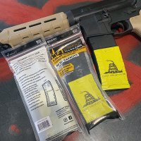 MFT AR-15 M4 Magazine 223 556 Black/Red 30 rnd. DONT TREAD ON ME