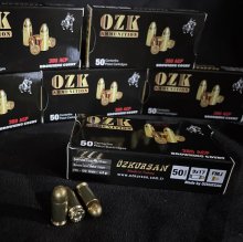 OZK Ammo 380 AUTO 100 gr. FMJ BRASS Case 50 rnd/box