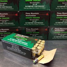 Piney Mountain 22 LR GREEN TRACER 40 gr. LRN 50 rnd/box