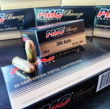 PMC Bronze 380 AUTO 90 gr. FMJ #380A 50 rnd/box